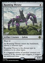 Magic the Gathering Card - Roaming Throne - MTG Circle