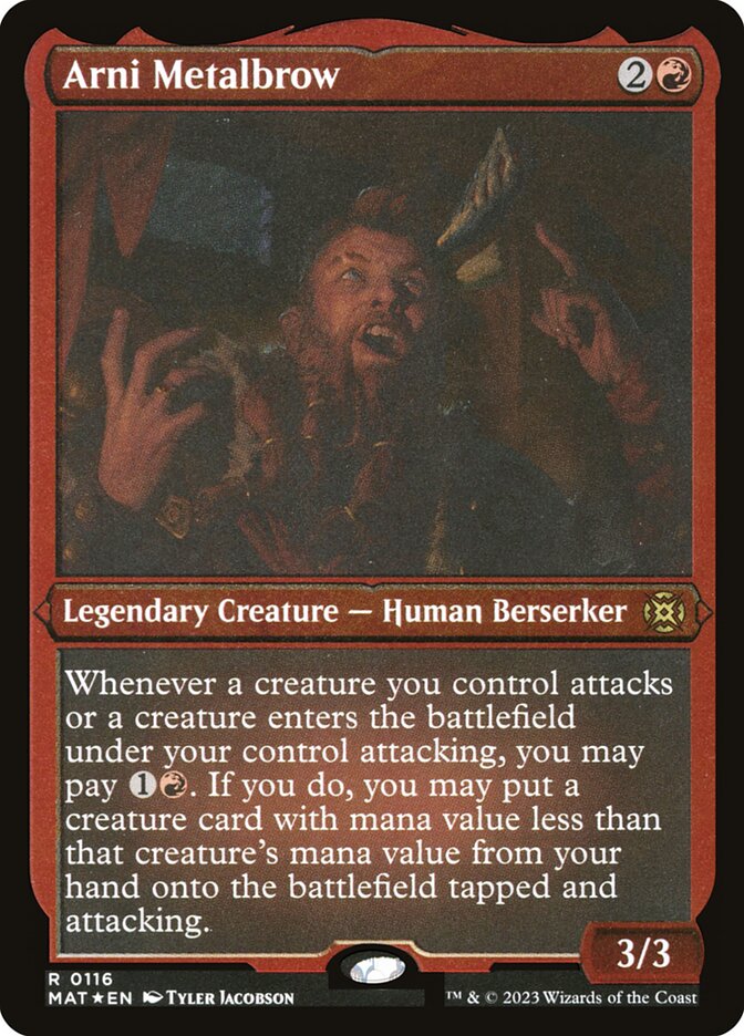 Magic the Gathering Card - Arni Metalbrow - MTG Circle