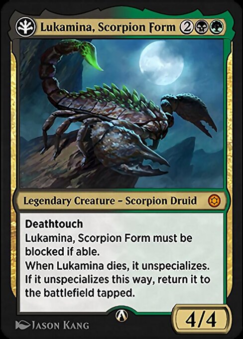 Magic the Gathering Card - Lukamina, Scorpion Form - MTG Circle