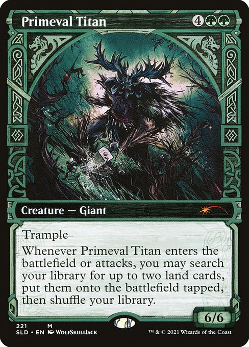 Magic the Gathering Card - Primeval Titan - MTG Circle