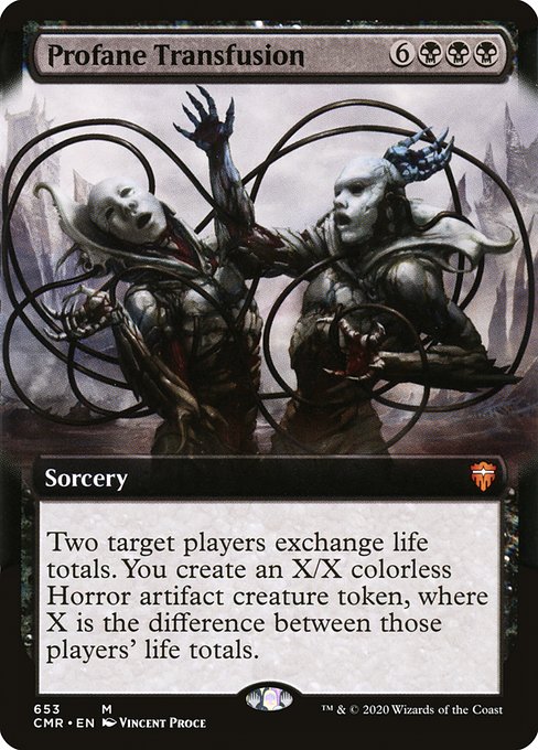 Magic the Gathering Card - Profane Transfusion - MTG Circle