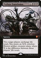 Magic the Gathering Card - Profane Transfusion - MTG Circle