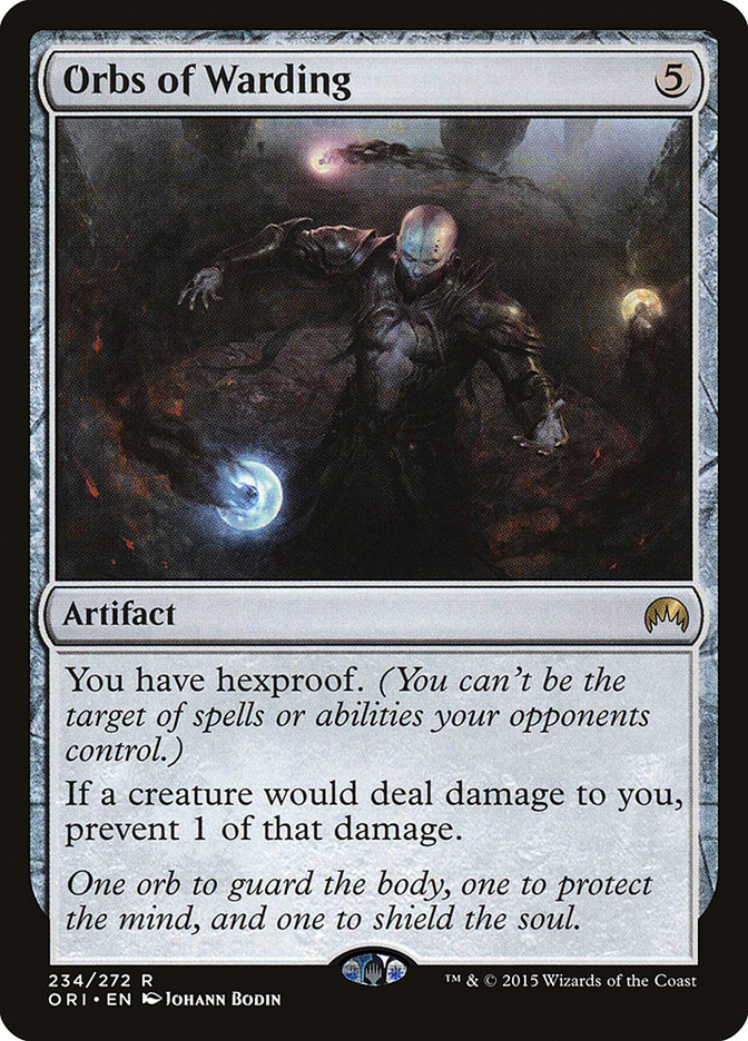 Magic the Gathering Card - Orbs of Warding - MTG Circle