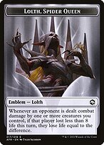 Magic the Gathering Card - Lolth, Spider Queen Emblem - MTG Circle