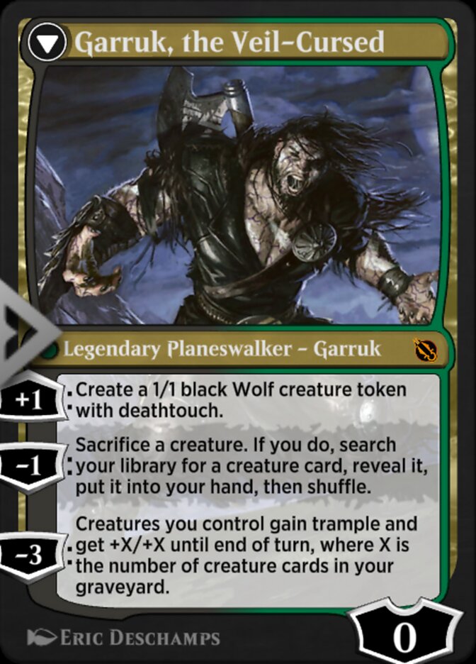 Magic the Gathering Card - Garruk, the Veil-Cursed - MTG Circle