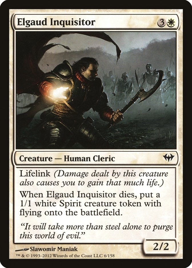 Magic the Gathering Card - Elgaud Inquisitor - MTG Circle