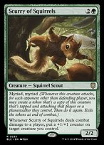Magic the Gathering Card - Scurry of Squirrels - MTG Circle