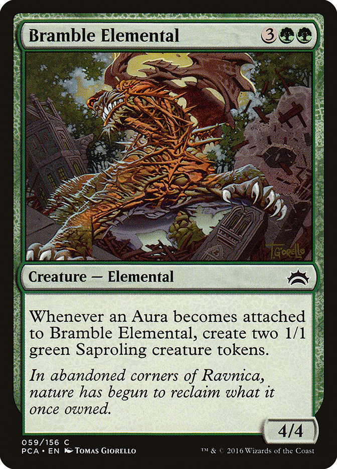 Magic the Gathering Card - Bramble Elemental - MTG Circle