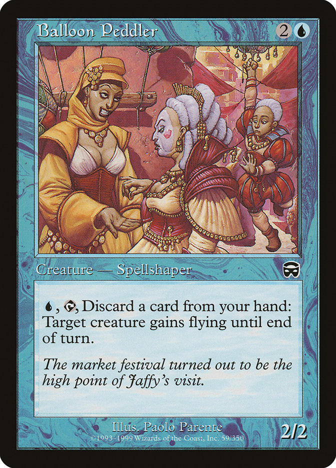Magic the Gathering Card - Balloon Peddler - MTG Circle
