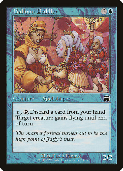 Magic the Gathering Card - Balloon Peddler - MTG Circle