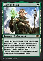 Magic the Gathering Card - Oath of Nissa - MTG Circle