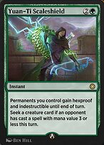 Magic the Gathering Card - Yuan-Ti Scaleshield - MTG Circle