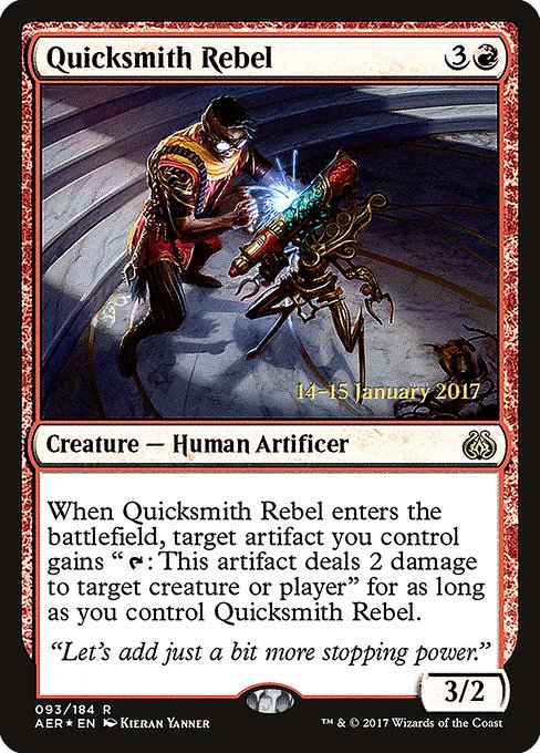 Magic the Gathering Card - Quicksmith Rebel - MTG Circle