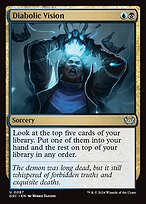 Magic the Gathering Card - Diabolic Vision - MTG Circle