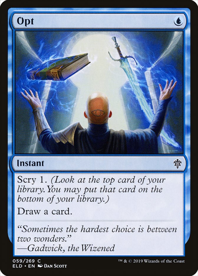 Magic the Gathering Card - Opt - MTG Circle