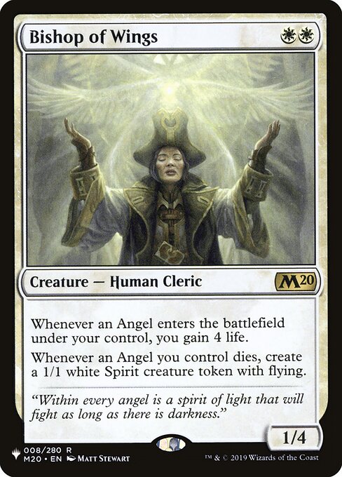 Magic the Gathering Card - Bishop of Wings - MTG Circle