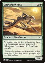 Magic the Gathering Card - Sidewinder Naga - MTG Circle