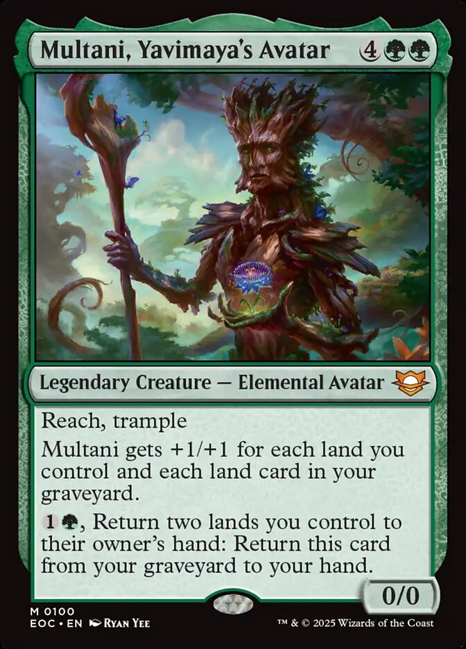 Magic the Gathering Card - Multani, Yavimaya's Avatar - MTG Circle