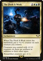 Magic the Gathering Card - The Flesh Is Weak - MTG Circle