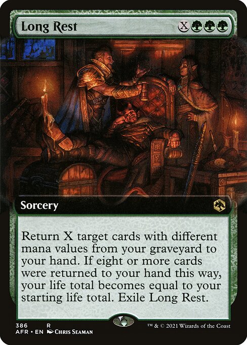 Magic the Gathering Card - Long Rest - MTG Circle