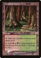 Magic the Gathering Card - Karplusan Forest - MTG Circle