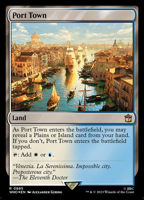 Magic the Gathering Card - Port Town - MTG Circle