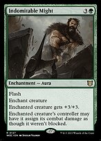 Magic the Gathering Card - Indomitable Might - MTG Circle