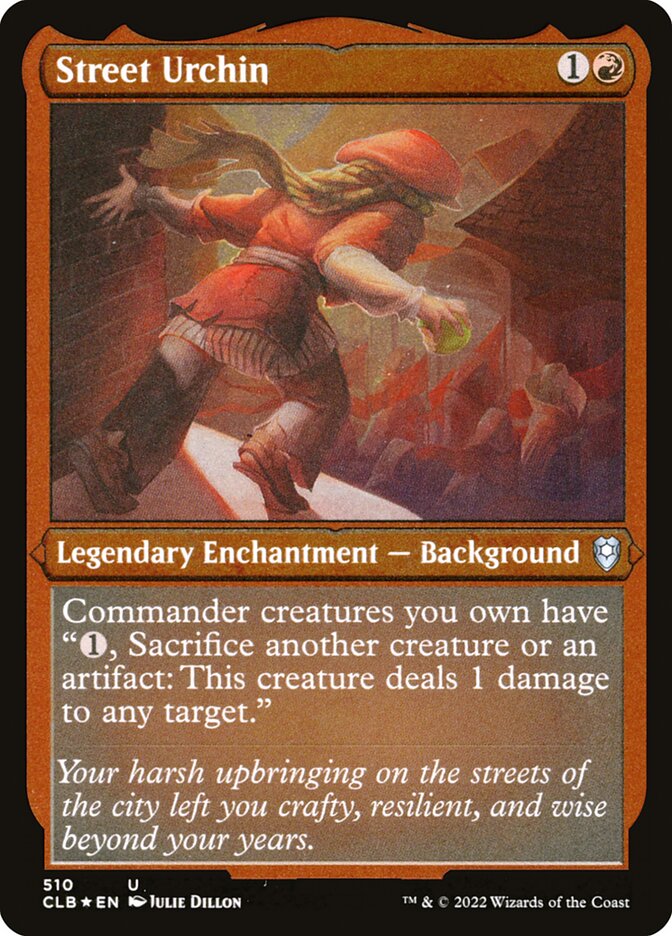 Magic the Gathering Card - Street Urchin - MTG Circle