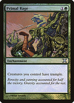Magic the Gathering Card - Primal Rage - MTG Circle