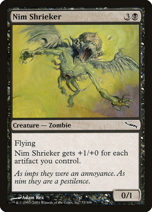 Magic the Gathering Card - Nim Shrieker - MTG Circle