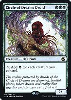 Magic the Gathering Card - Circle of Dreams Druid - MTG Circle