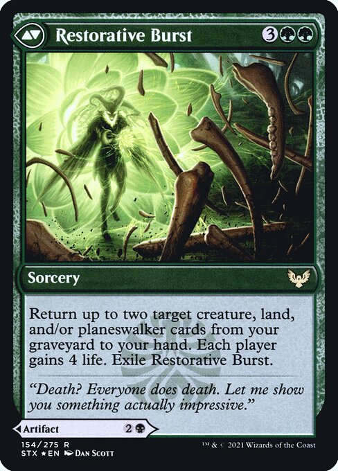 Magic the Gathering Card - Restorative Burst - MTG Circle