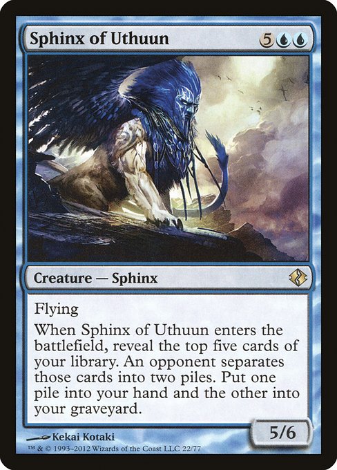Magic the Gathering Card - Sphinx of Uthuun - MTG Circle
