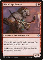 Magic the Gathering Card - Bloodrage Brawler - MTG Circle