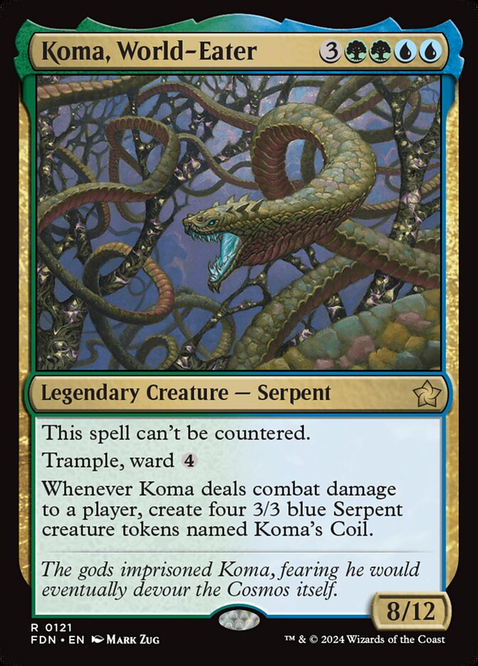 Magic the Gathering Card - Koma, World-Eater - MTG Circle