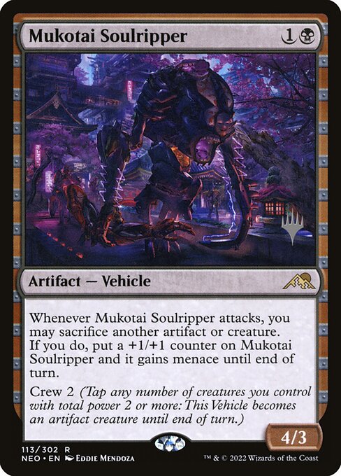 Magic the Gathering Card - Mukotai Soulripper - MTG Circle