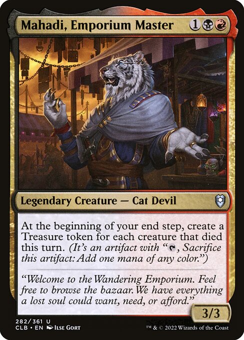 Magic the Gathering Card - Mahadi, Emporium Master - MTG Circle