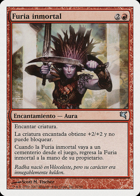 Magic the Gathering Card - Undying Rage - MTG Circle