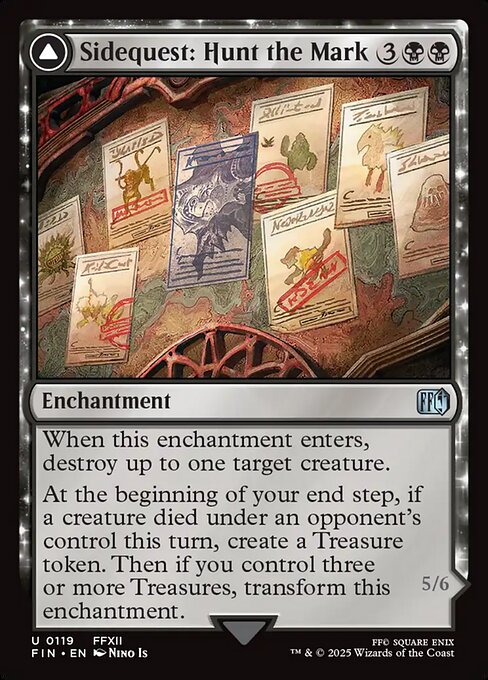 Magic the Gathering Card - Sidequest: Hunt the Mark - MTG Circle