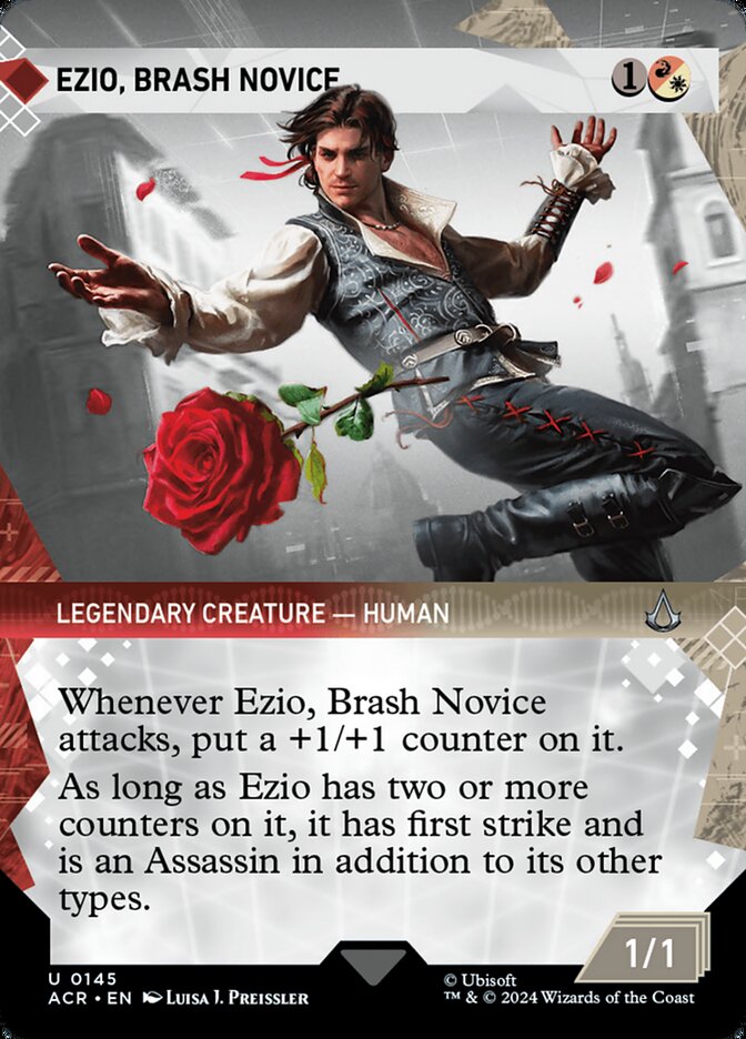 Magic the Gathering Card - Ezio, Brash Novice - MTG Circle