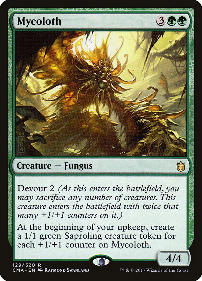 Magic the Gathering Card - Mycoloth - MTG Circle