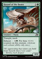 Magic the Gathering Card - Hazard of the Dunes - MTG Circle