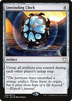 Magic the Gathering Card - Unwinding Clock - MTG Circle