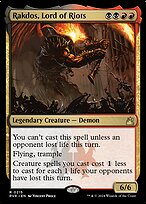 Magic the Gathering Card - Rakdos, Lord of Riots - MTG Circle