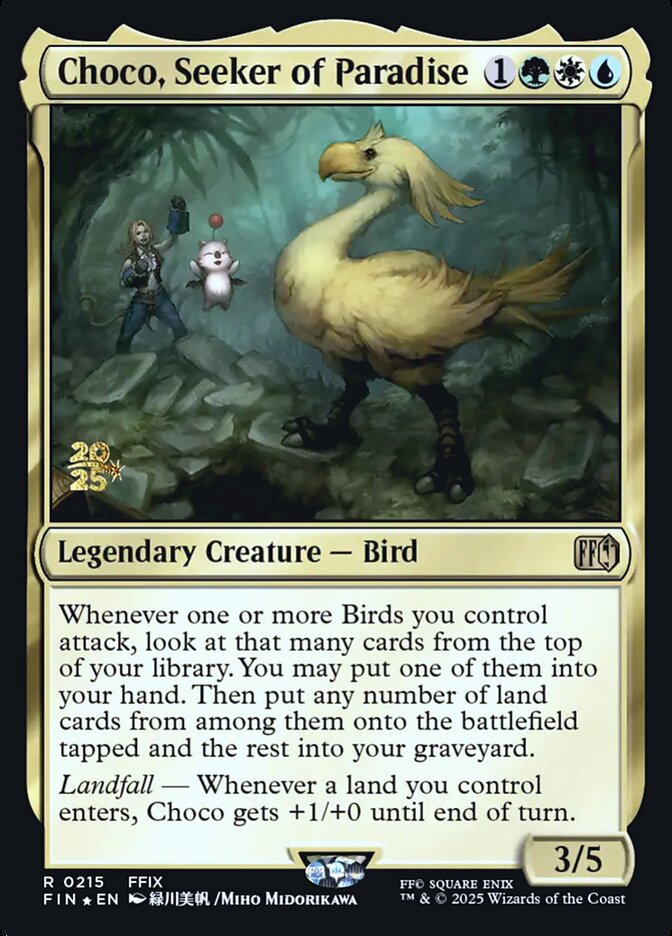 Magic the Gathering Card - Choco, Seeker of Paradise - MTG Circle