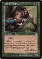 Magic the Gathering Card - Giant Warthog - MTG Circle