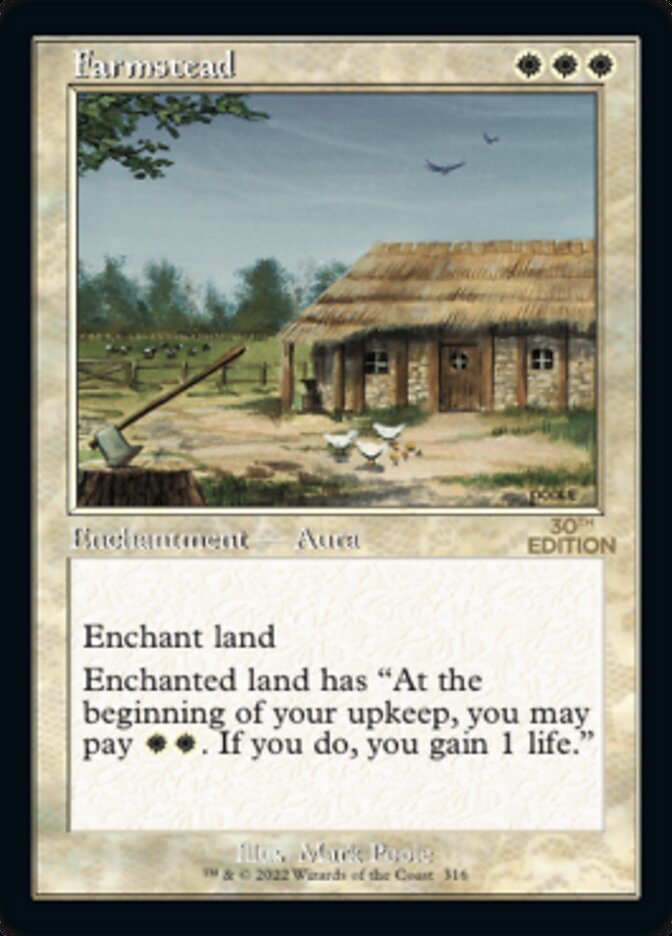 Magic the Gathering Card - Farmstead - MTG Circle