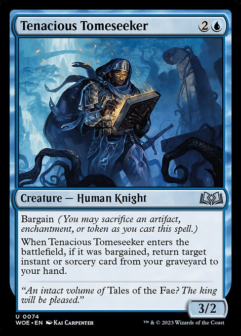 Magic the Gathering Card - Tenacious Tomeseeker - MTG Circle