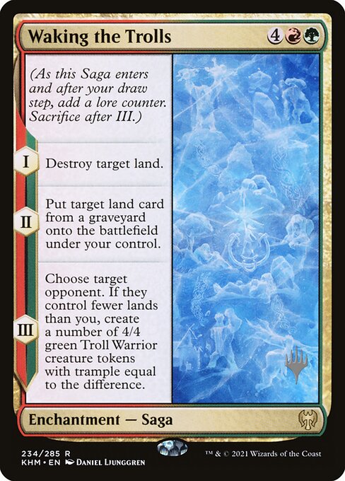 Magic the Gathering Card - Waking the Trolls - MTG Circle
