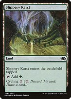 Magic the Gathering Card - Slippery Karst - MTG Circle